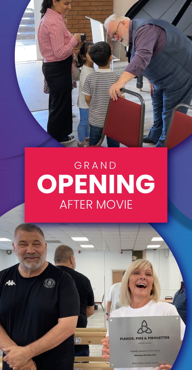 Alan Gregory, founder of Pianos, Pies and Pirouettes